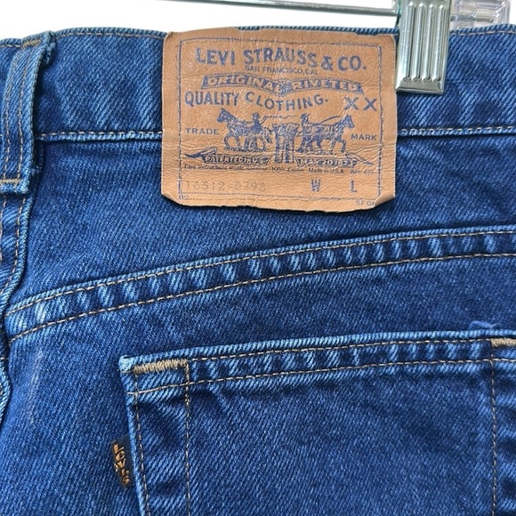 Vintage Levi’s Jeans 532 Made in USA Taper Leg High Rise Size 12 90’s - Picture 5 of 6